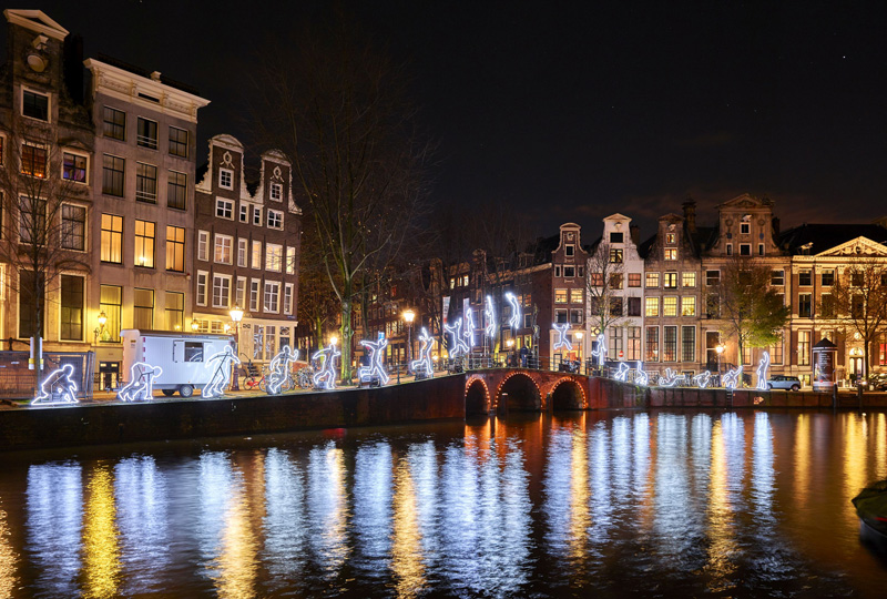 The Amsterdam Light Festival Brightens The City At Night