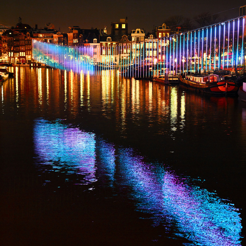 The Amsterdam Light Festival Brightens The City At Night