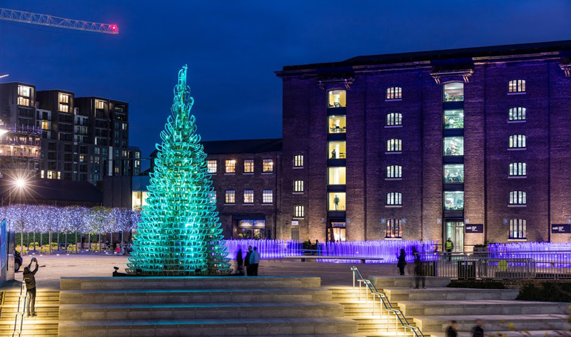 Giant Christmas Trees Have Sprouted Up In Budapest, London And Manchester