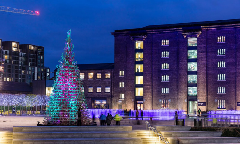 Giant Christmas Trees Have Sprouted Up In Budapest, London And Manchester