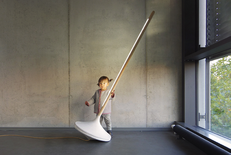 This Floor Lamp Was Inspired By A Childhood Spinning Toy