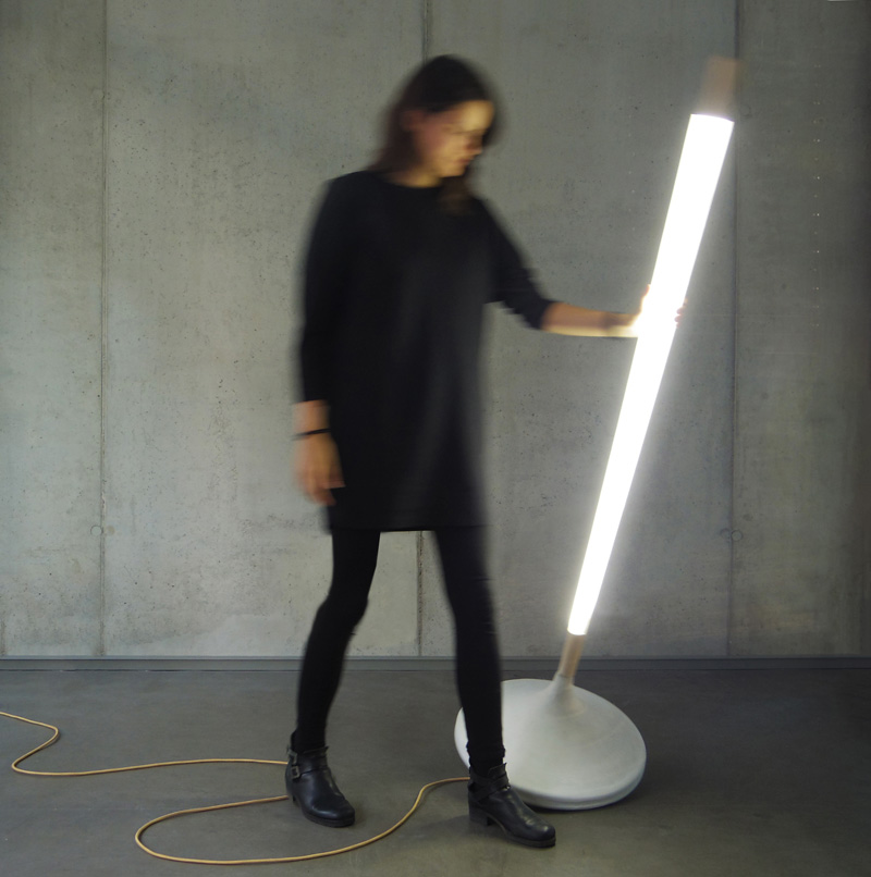 This Floor Lamp Was Inspired By A Childhood Spinning Toy