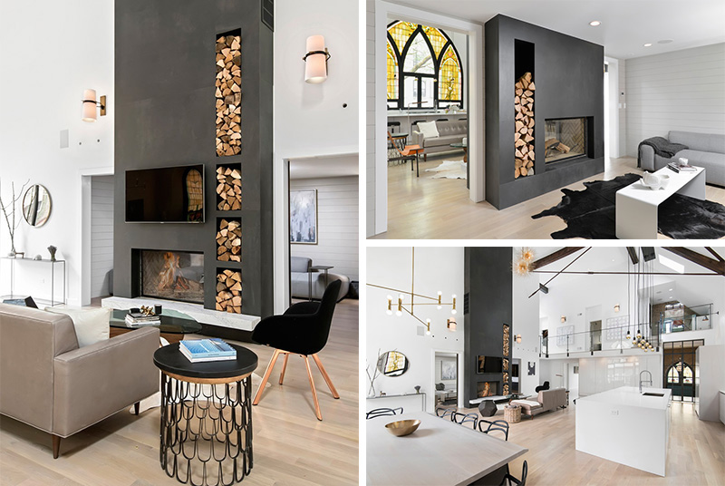 13 Examples Of How To Include A Double Sided Fireplace Into Your Home