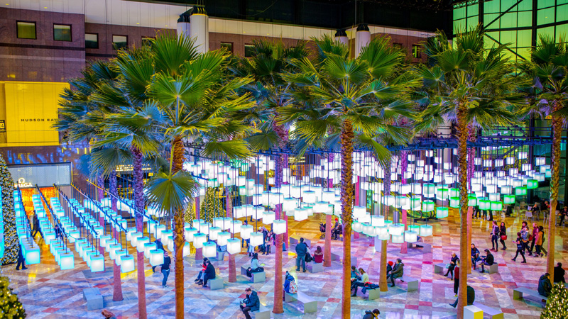 'Luminaires' at Brookfield Place by Arts Brookfield and designer David Rockwell