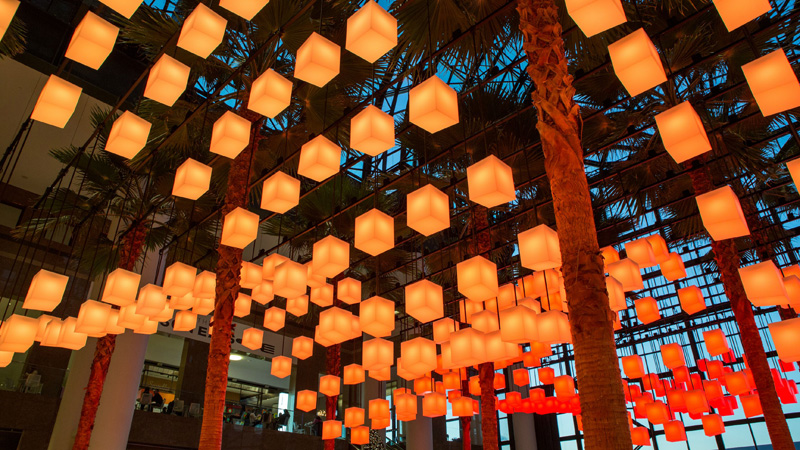 'Luminaires' at Brookfield Place by Arts Brookfield and designer David Rockwell