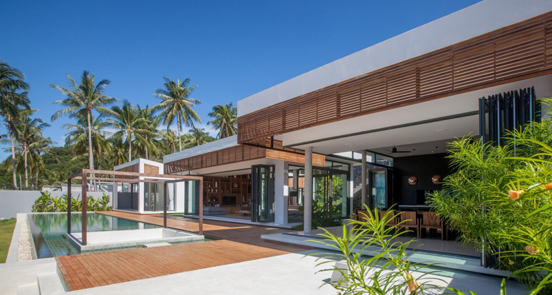 Malouna Villa by Sicart and Smith Architects