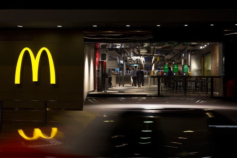 This McDonald's in Hong Kong is the classiest we've seen so far