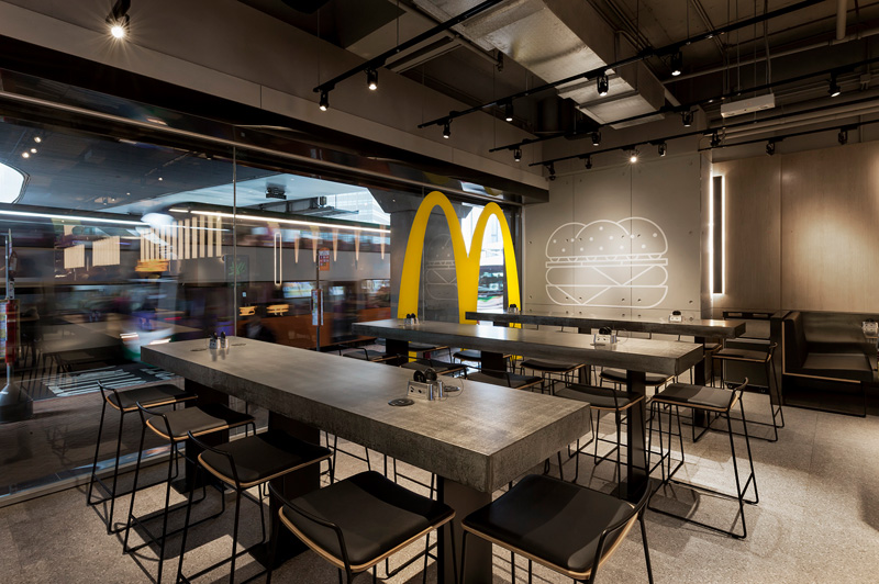 This McDonald's in Hong Kong is the classiest we've seen so far