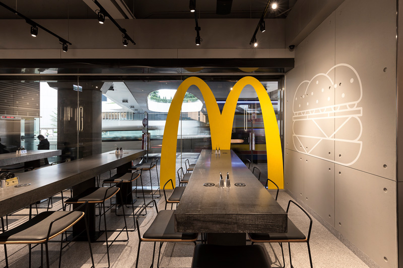 This McDonald's in Hong Kong is the classiest we've seen so far