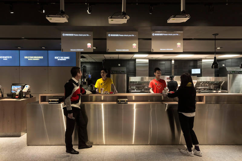 This McDonald's in Hong Kong is the classiest we've seen so far