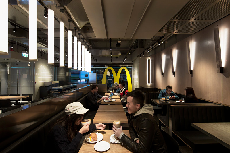 This McDonald's in Hong Kong is the classiest we've seen so far