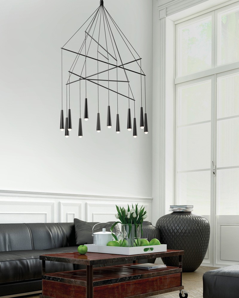 Large sales contemporary chandeliers