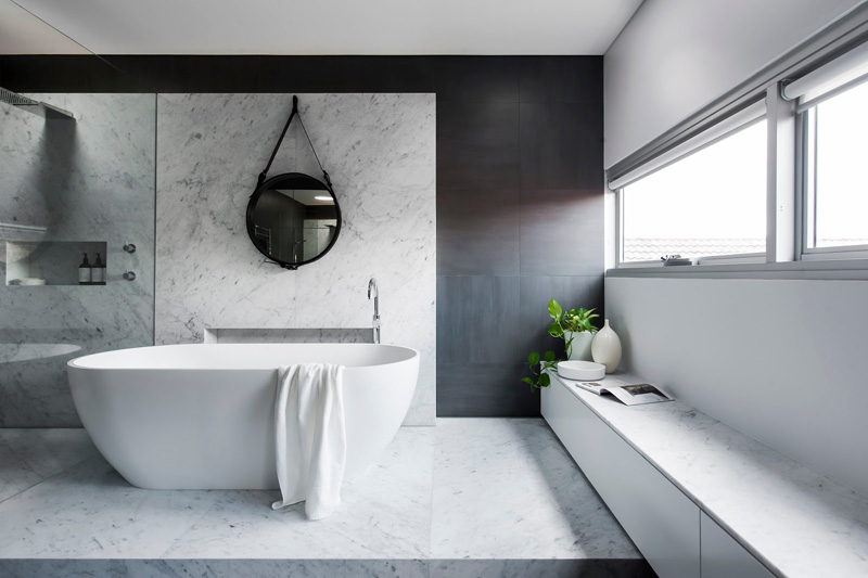 13 Inspirational Photos Of A Monotone Bathroom