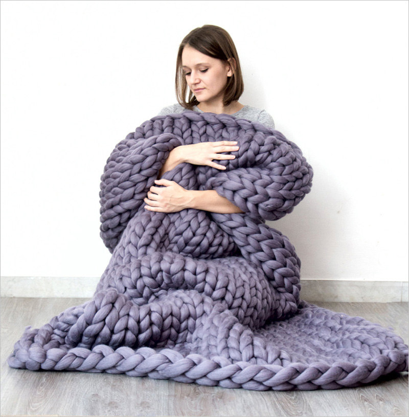 Super hotsell chunky blanket