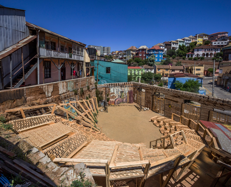 The Wave, a public performance space in Valparaiso, Chile