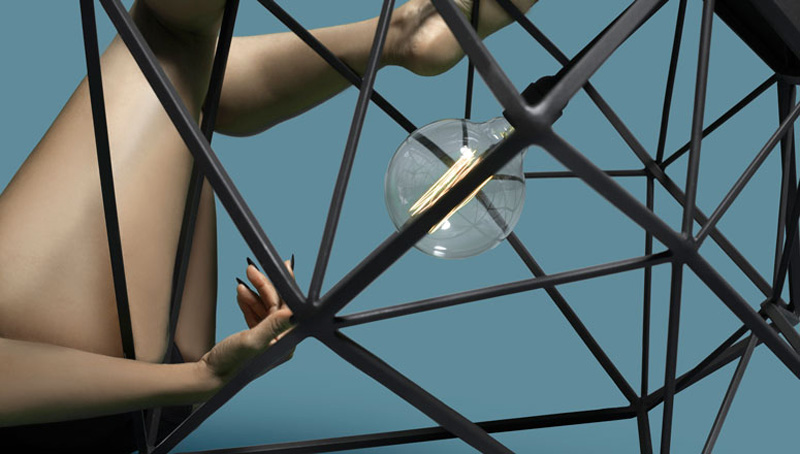 Sylvie Meuffels Designs Oversized Diamond Lamp For JSPR