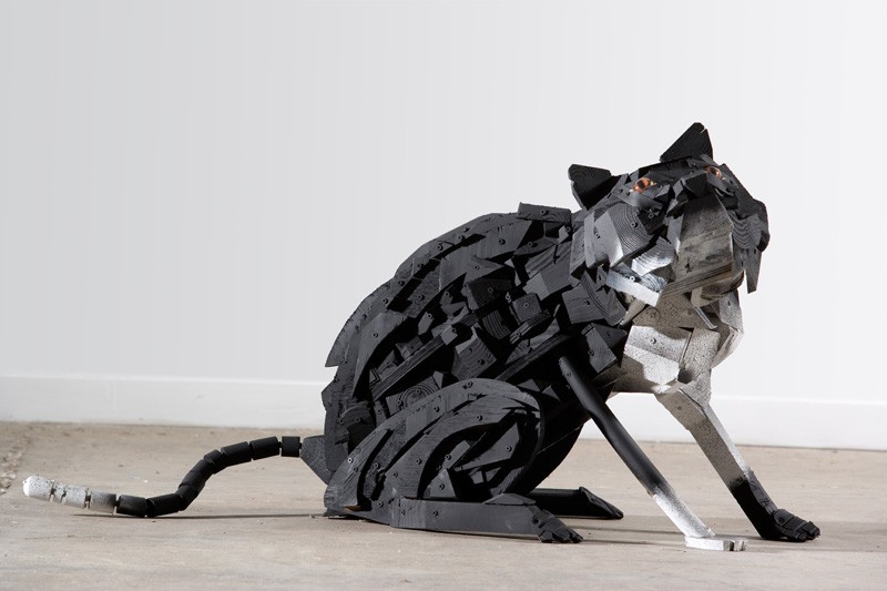 These farm animals have been made from unconventional materials