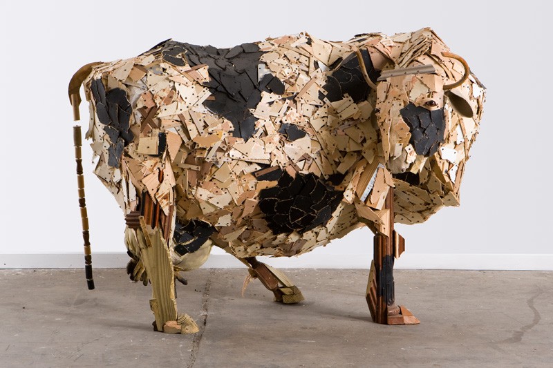 These farm animals have been made from unconventional materials