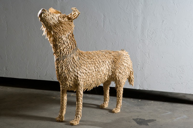 These farm animals have been made from unconventional materials