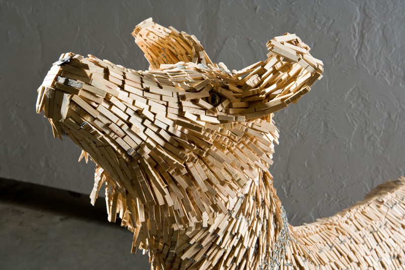 These farm animals have been made from unconventional materials