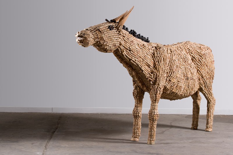 These farm animals have been made from unconventional materials