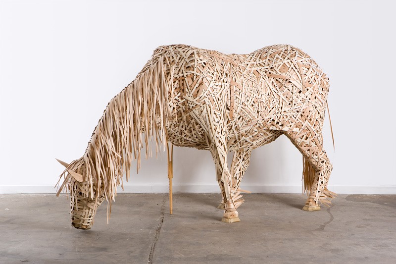 These farm animals have been made from unconventional materials