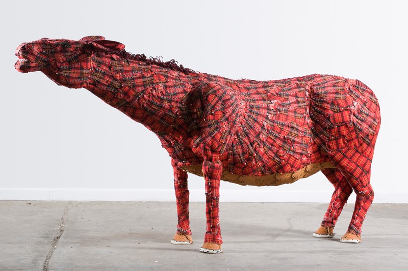 These farm animals have been made from unconventional materials