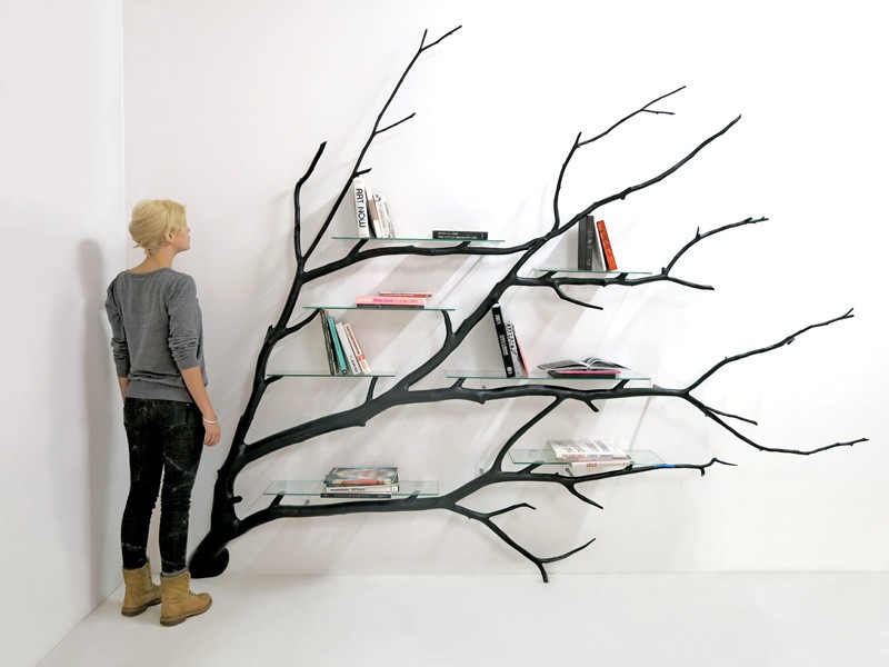 Bilbao Tree Shelf by Sebastian Errazuriz