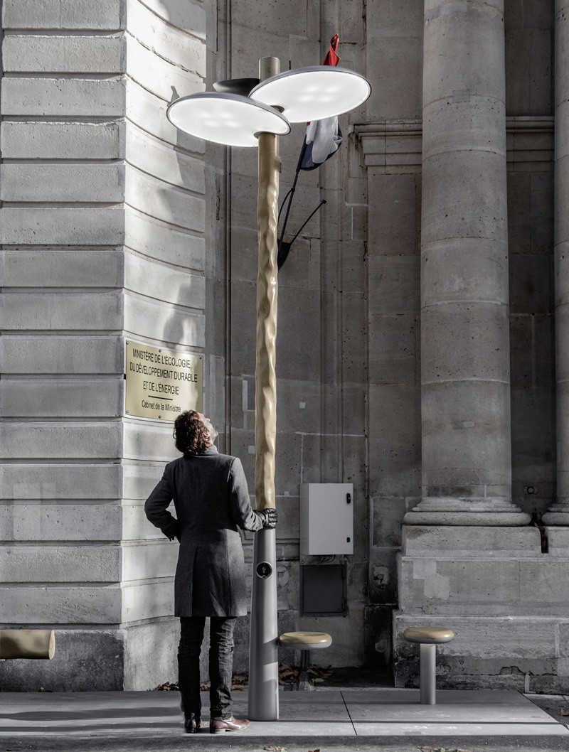 French designer Mathieu Lehanneur launches solar powered street lights