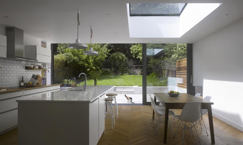 This Edwardian Terraced Home Received A Contemporary Extension