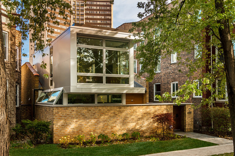 Periscope House in Chicago, Illinois, designed by Nicholas Design Collaborative