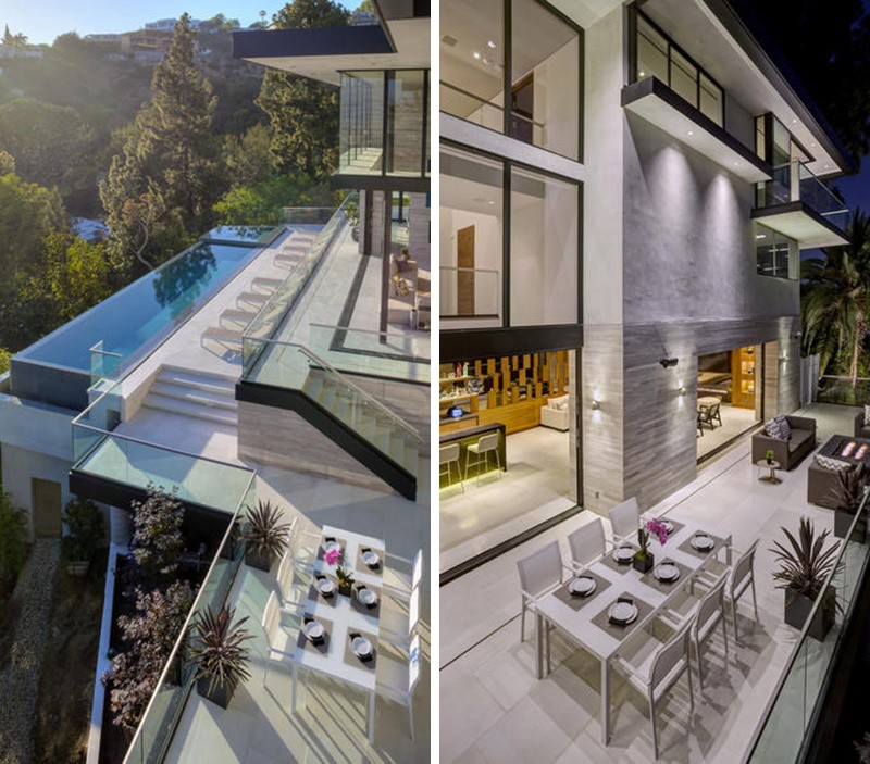 St Ives Drive House overlooking Sunset Strip in Los Angeles