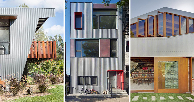 9 Examples Where Corrugated Steel Has Been Used As Siding