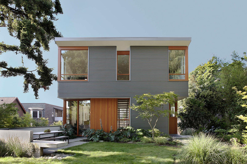 9 Examples Where Corrugated Steel Has Been Used As Siding