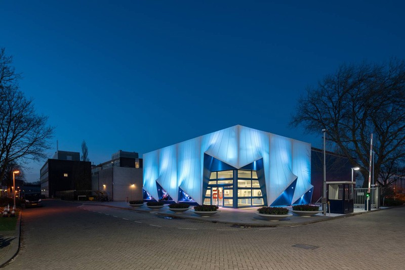 3D printed facade for EU building, designed by DUS Architects