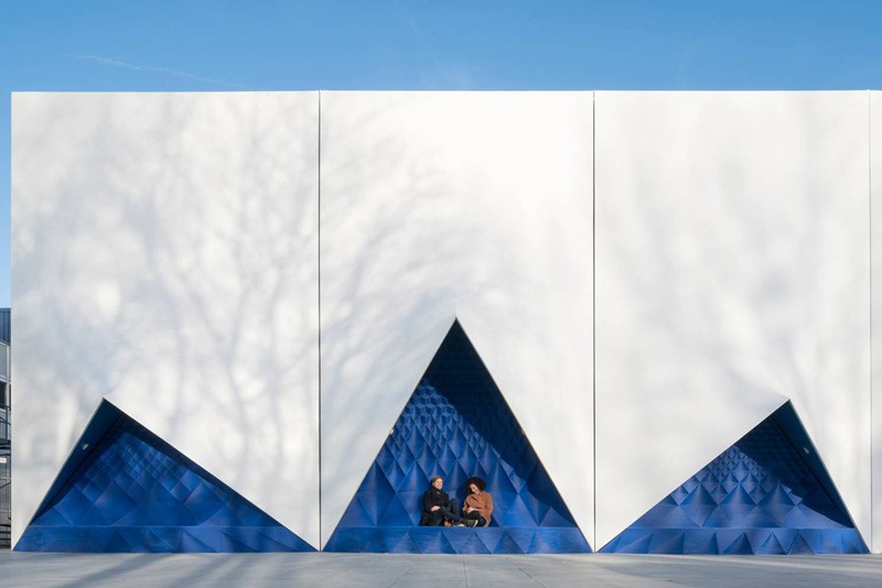 3D printed facade for EU building, designed by DUS Architects