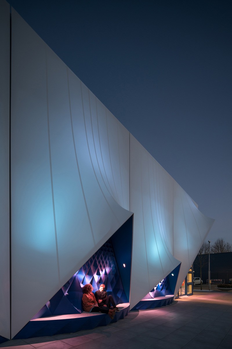 3D printed facade for EU building, designed by DUS Architects