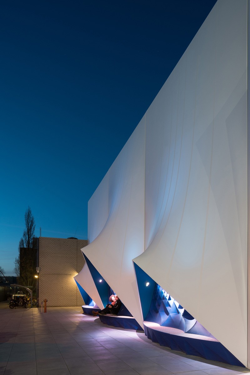 3D printed facade for EU building, designed by DUS Architects