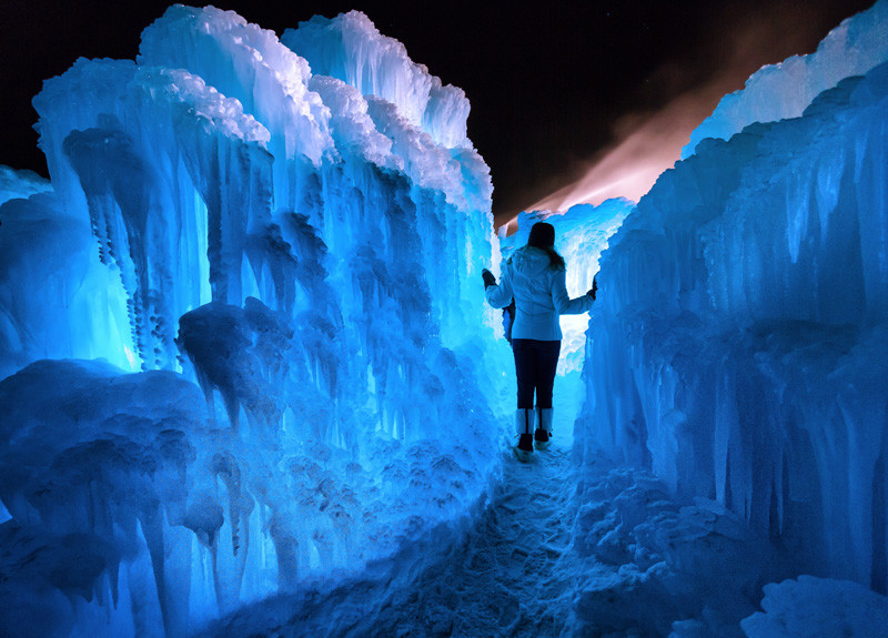 This Company Creates Magical Ice Castles In North America