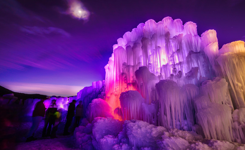 This Company Creates Magical Ice Castles In North America