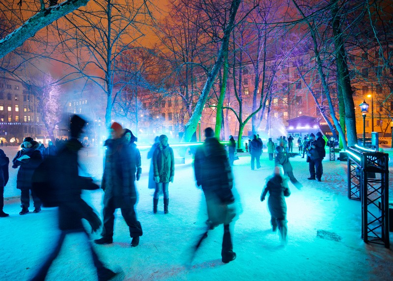 12 photos of the LUX Light Festival in Helsinki