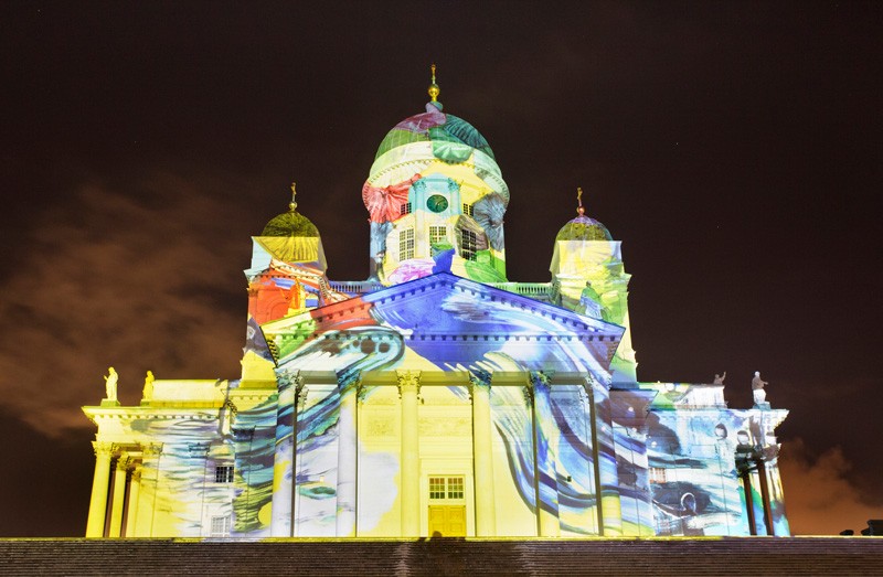 12 photos of the LUX Light Festival in Helsinki