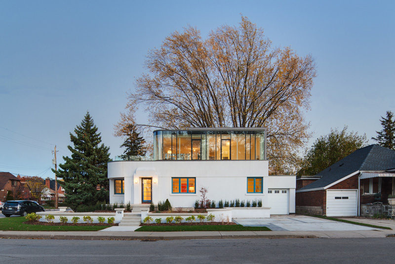This 1930s Streamline Moderne House Got A Contemporary Renovation And Addition