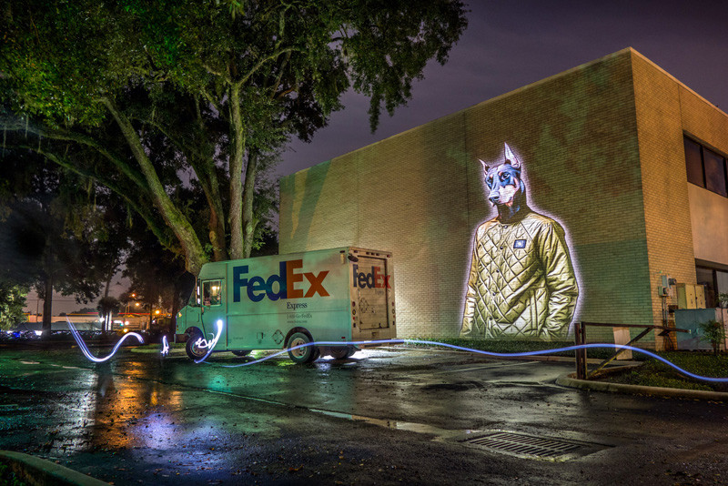 Street Artist Julien Nonnon's 'Safari Urbain' Takes Over Orlando