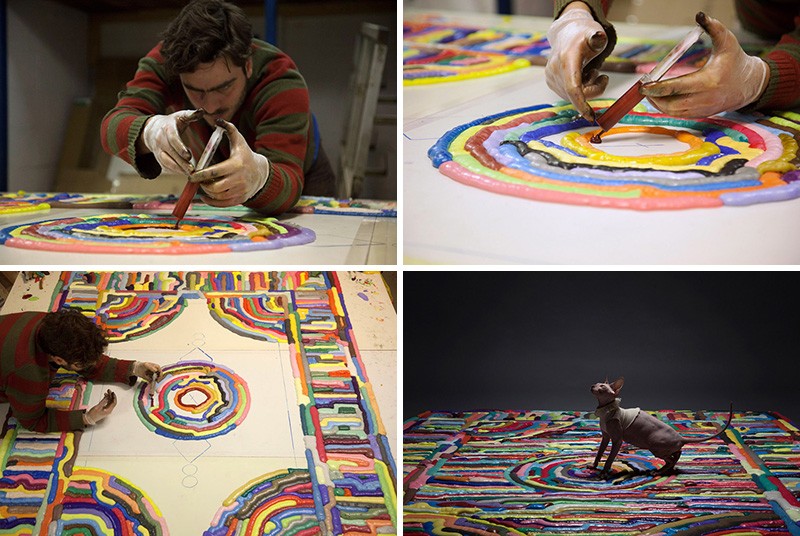 These Colorful Carpets Are Made From Soft Foam