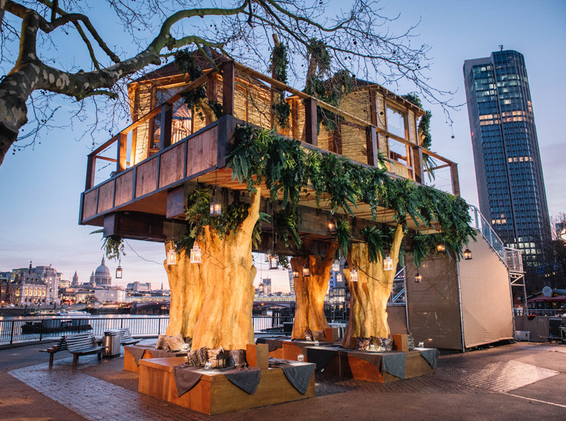 An African-Inspired Treehouse Has Sprouted Up In London