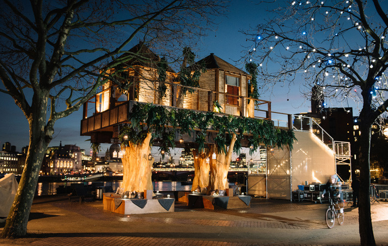 An African-Inspired Treehouse Has Sprouted Up In London