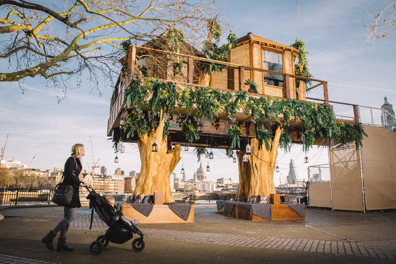 An African-Inspired Treehouse Has Sprouted Up In London