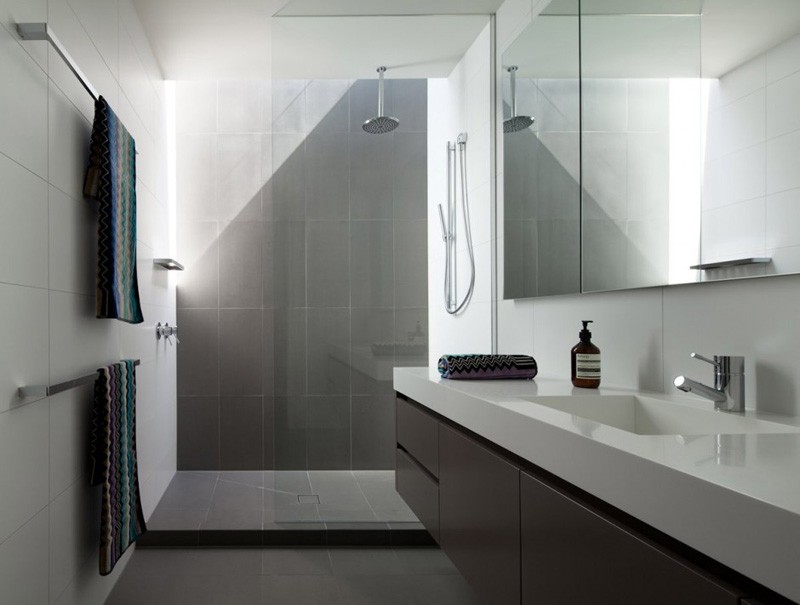 10 Inspirational Photos For Lovers Of Grey & White Bathrooms