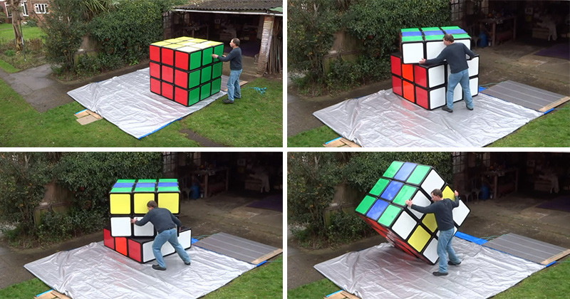 Is this the world's largest Rubik's Cube?